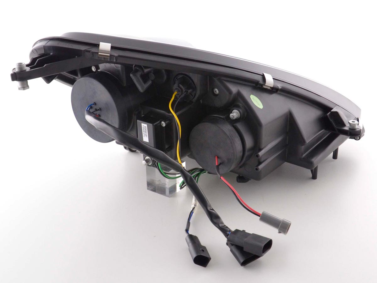 Scheinwerfer Set Daylight LED TFL-Optik Mercedes SLK 171 04-11 schwarz Scheinwerfer Set Daylight LED TFL-Optik Mercedes SLK 171 04-11 schwarz